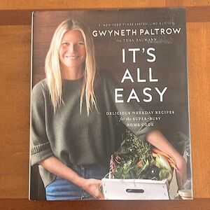 Cookbook Gwyneth Paltrow It’s All Easy Easy Weekday Recipes EUC Hardcover